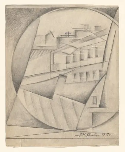 Untitled, by Georgii Stenberg Vladimir Stenberg