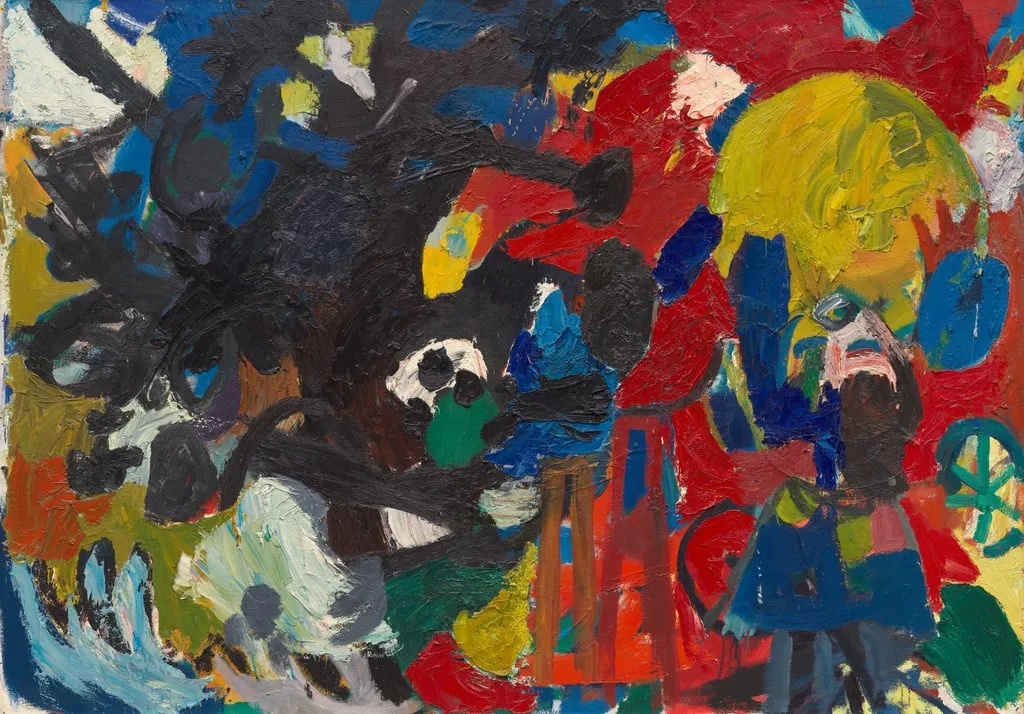 Untitled, by Ger Lataster, oil, 1956