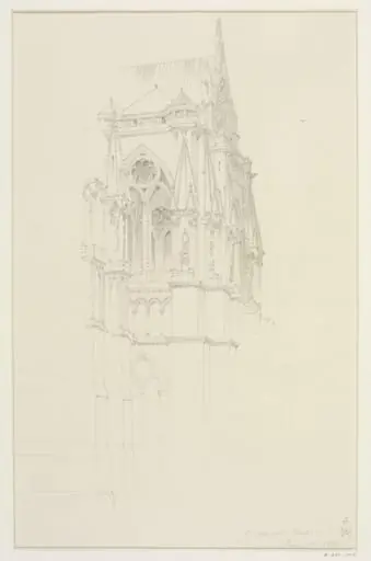 Architectural drawing, by Gerald Callcott Horsley