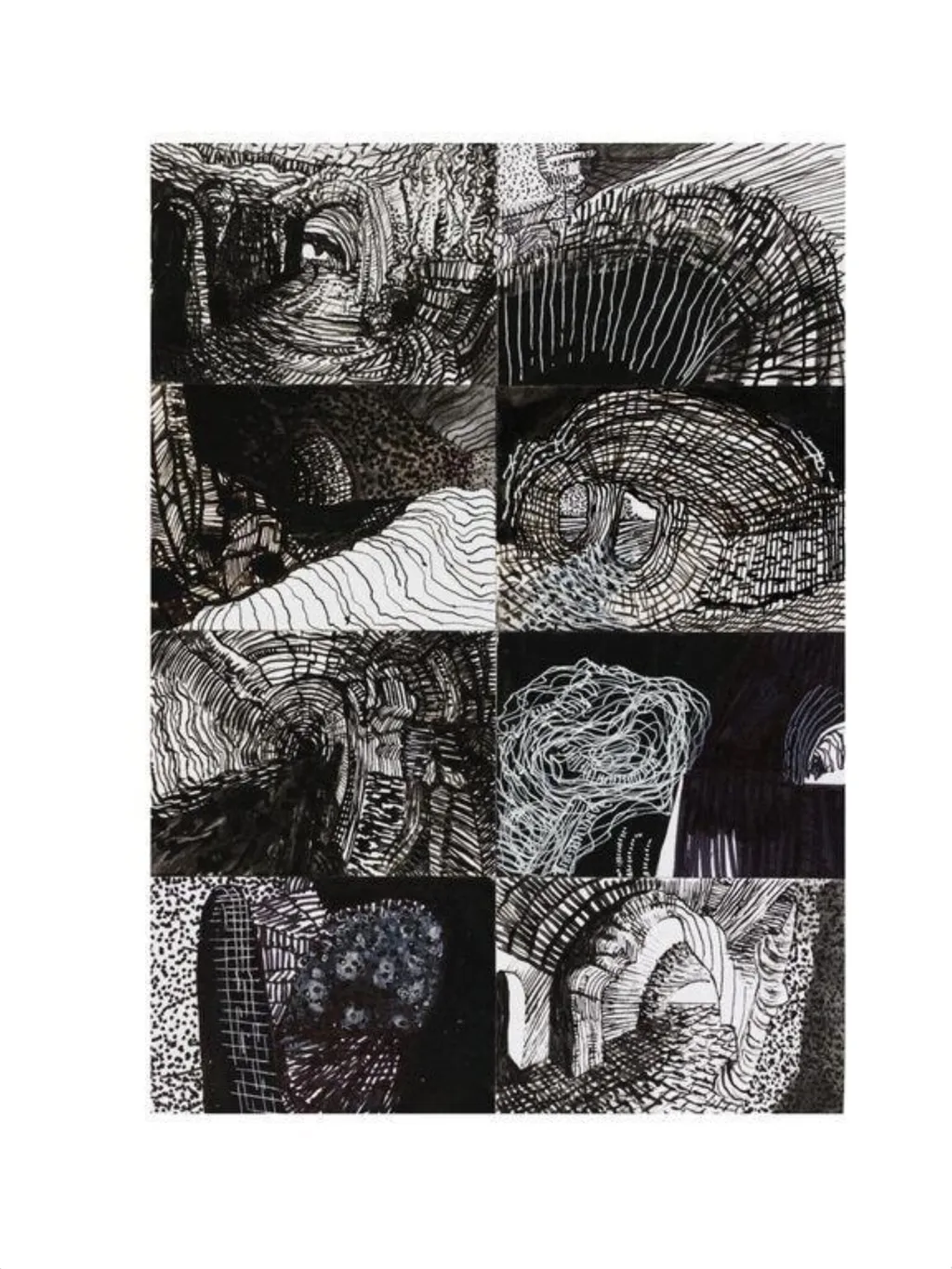 Caves II, by Gerald Davies, 2005