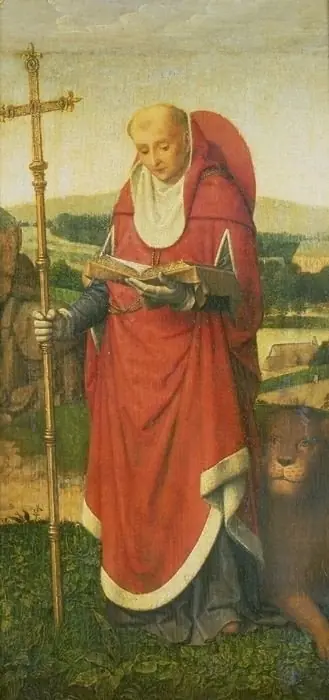 Der heilige Hieronymus, by Gerard David