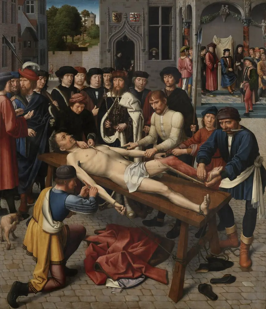 Judgement of Cambyses: The skinning of Sisamnes, by Gerard David
