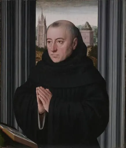 Portrait of a Monk, by Gerard David