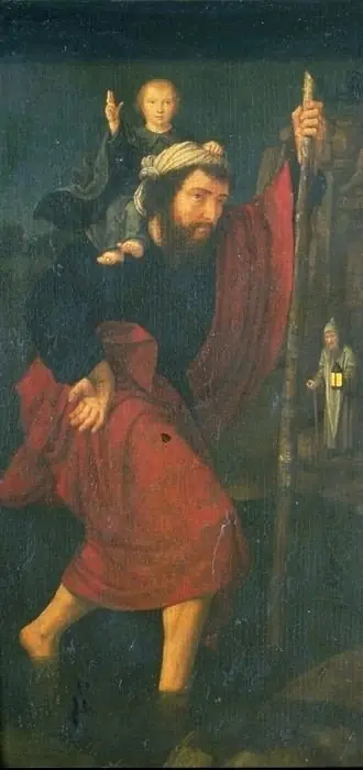 St. Christopher, by Gerard David