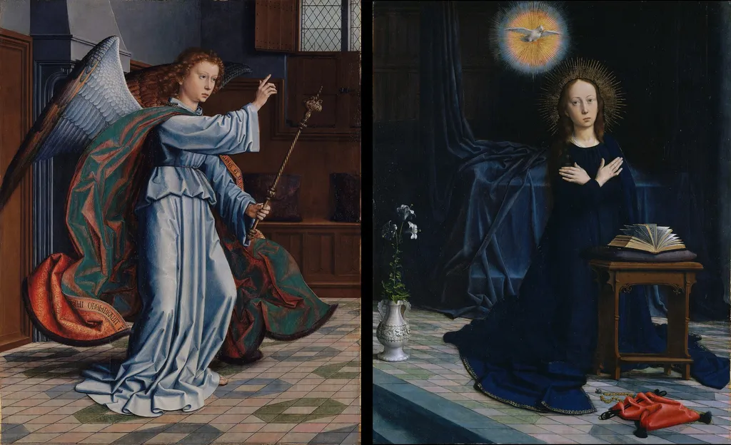 The Annunciation, by Gerard David, oil, 1506
