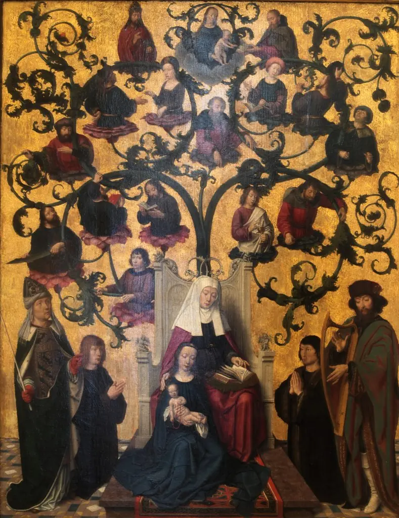 The Line of Saint Anne, by Gerard David
