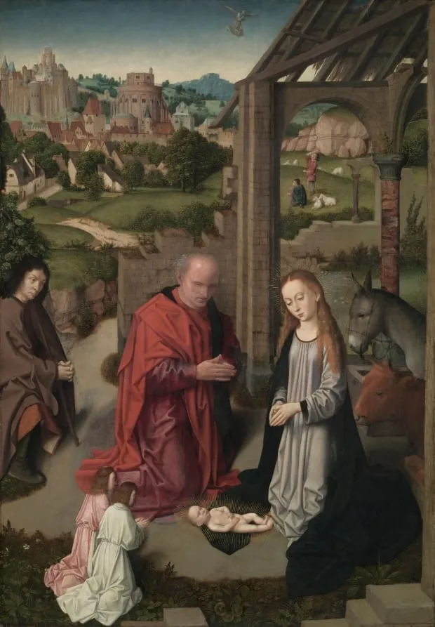 The Nativity, by Gerard David, unspecified, 1488
