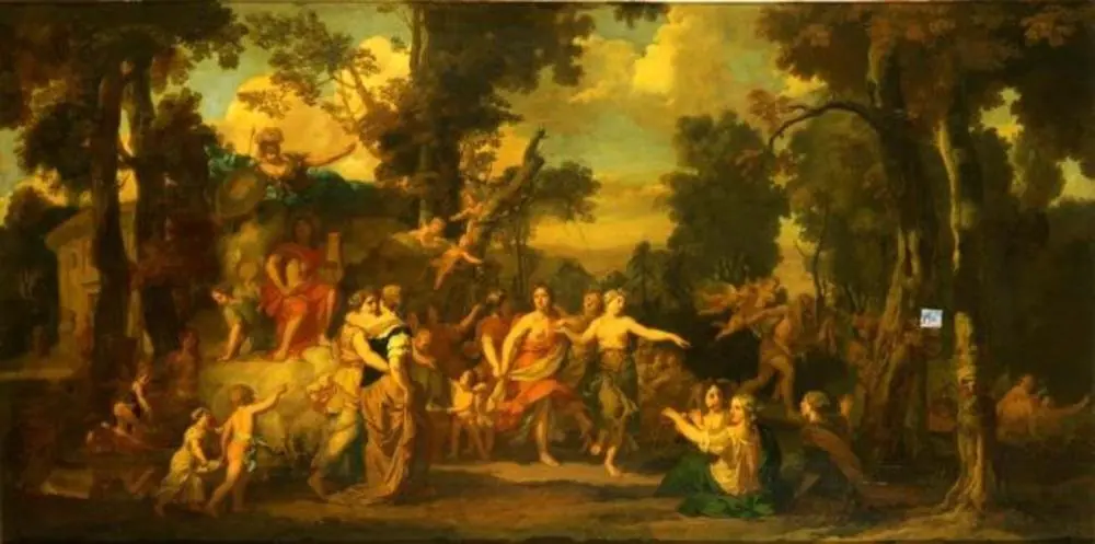 Besuch der Minerva bei den Musen auf dem Parnass, by Gerard de Lairesse