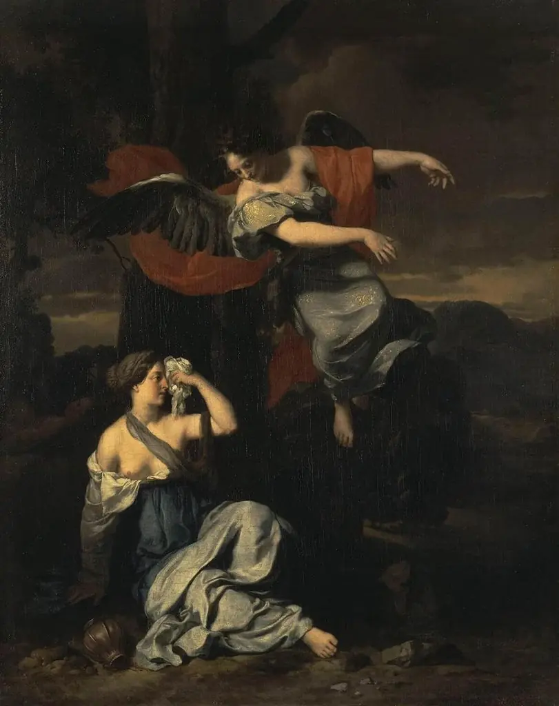 Hagar in the Desert, by Gerard de Lairesse