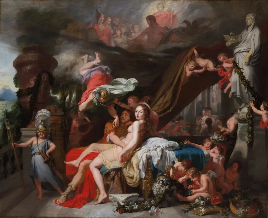 Hermes Ordering Calypso to Release Odysseus, by Gerard de Lairesse