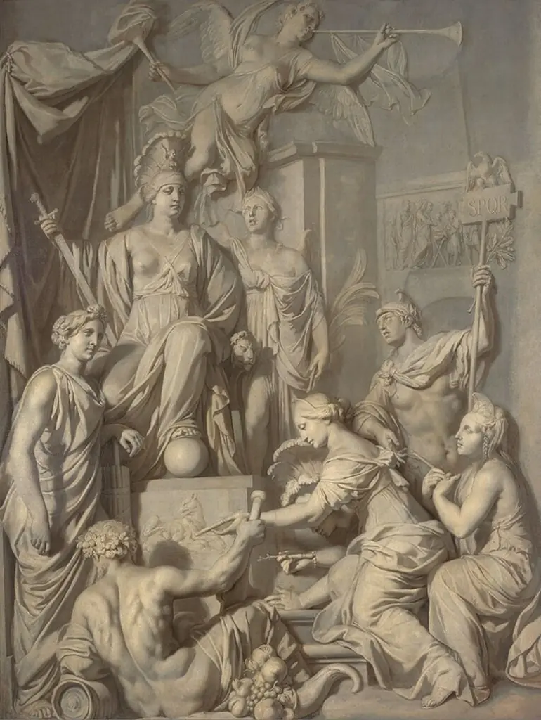 Rome Wearing the Crown, by Gerard de Lairesse