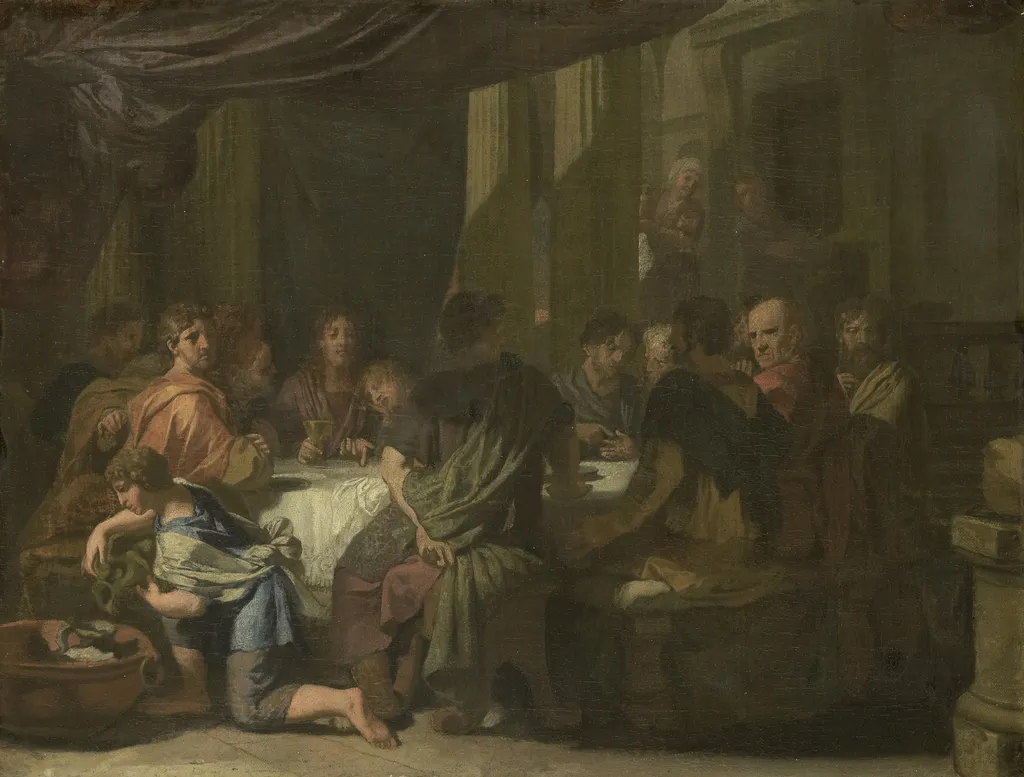 The last supper, by Gerard de Lairesse, oil, 1664