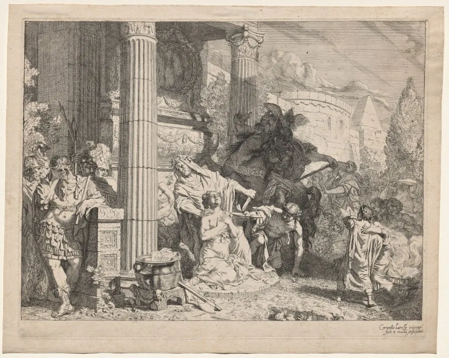 The Sacrifice of Polyxena, by Gerard de Lairesse, 1667