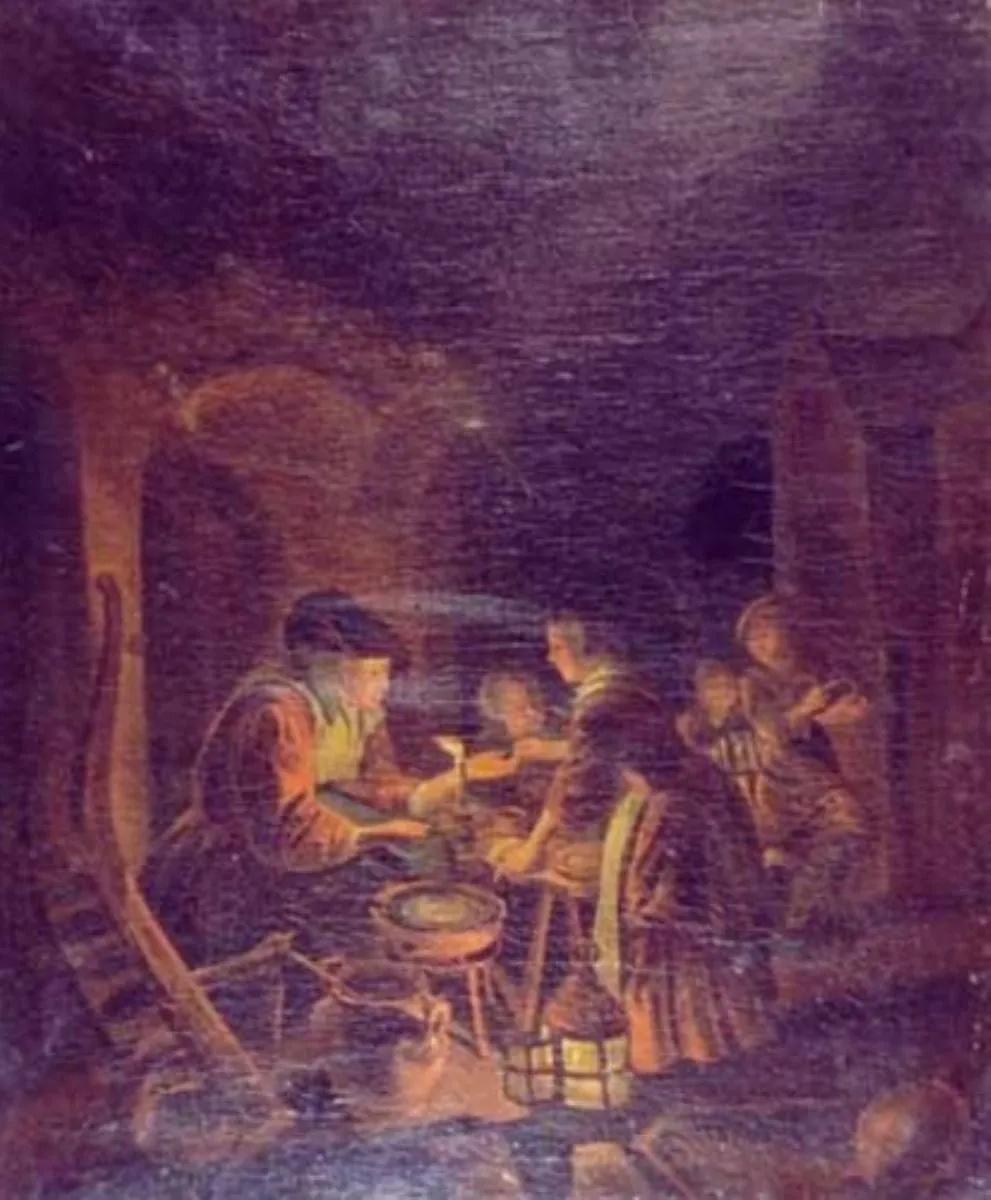 Vânzătoarea de clătite, by Gerard Dou, unspecified