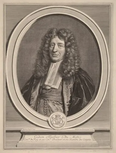 Gedeon Berbier-Du Metz, by Gerard Edelinck