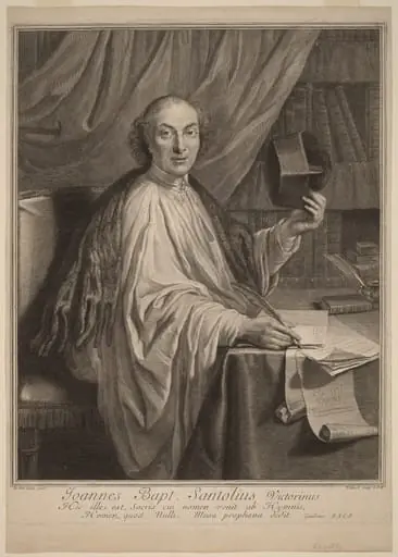 Jean-Baptiste Santeuil, by Gerard Edelinck