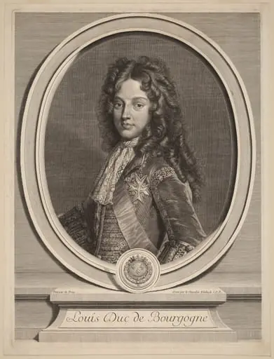 Louis, Duke of Burgundy, by Gerard Edelinck