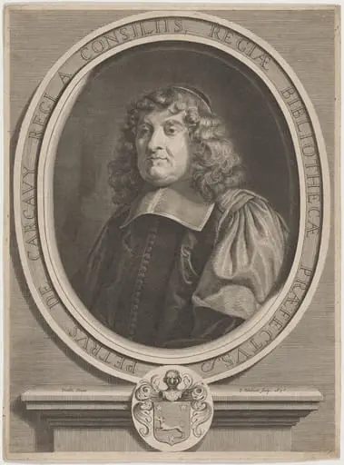 Peter de Carcavy, by Gerard Edelinck