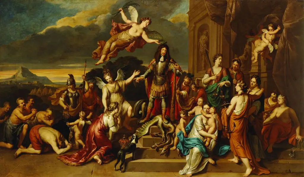 Allegorie auf Kaiser Leopold I. (1640-1705), by Gerard Hoet