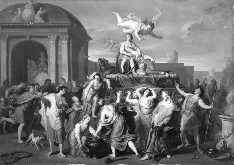 Death of Dido, by Gerard Hoet