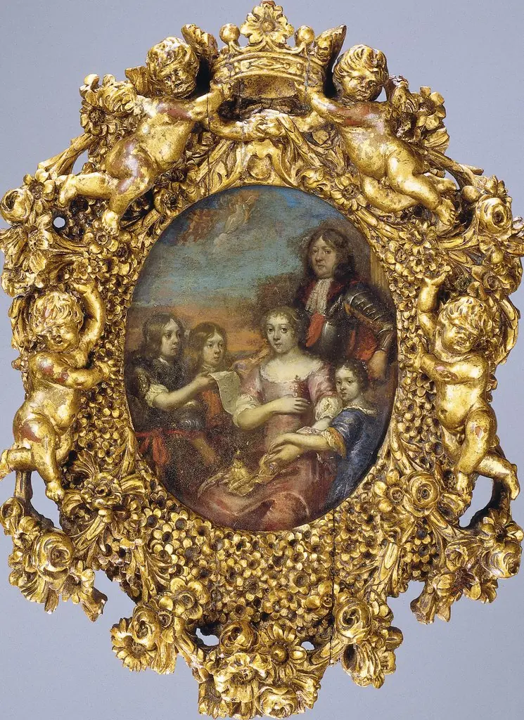 Family Portrait of Willem Hadriaan of Nassau, Lord of Odijk, with his Wife and Children, by Gerard Hoet