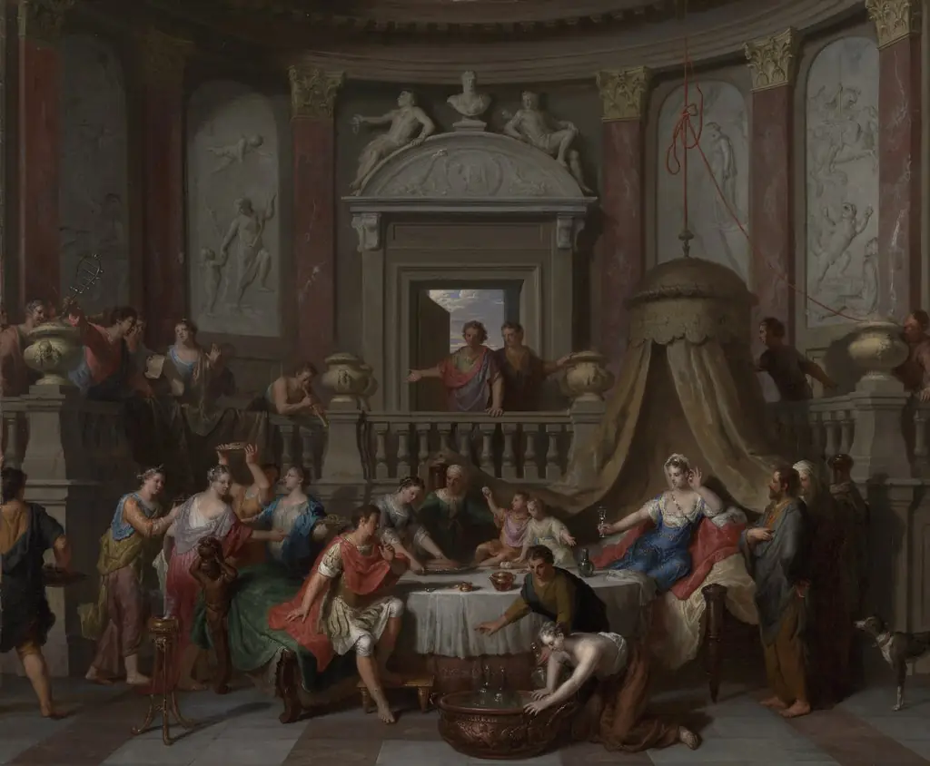 The Banquet of Cleopatra, by Gerard Hoet