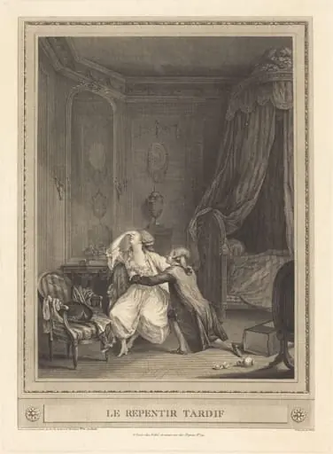 Le repentir tardif, by Gerard Rene Le Vilain