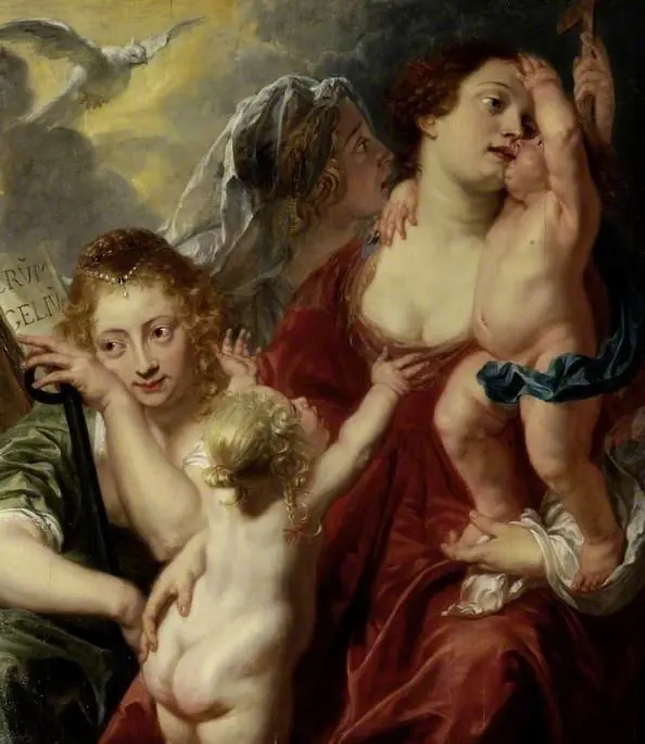 Faith, Hope and Charity, by Gerard Seghers