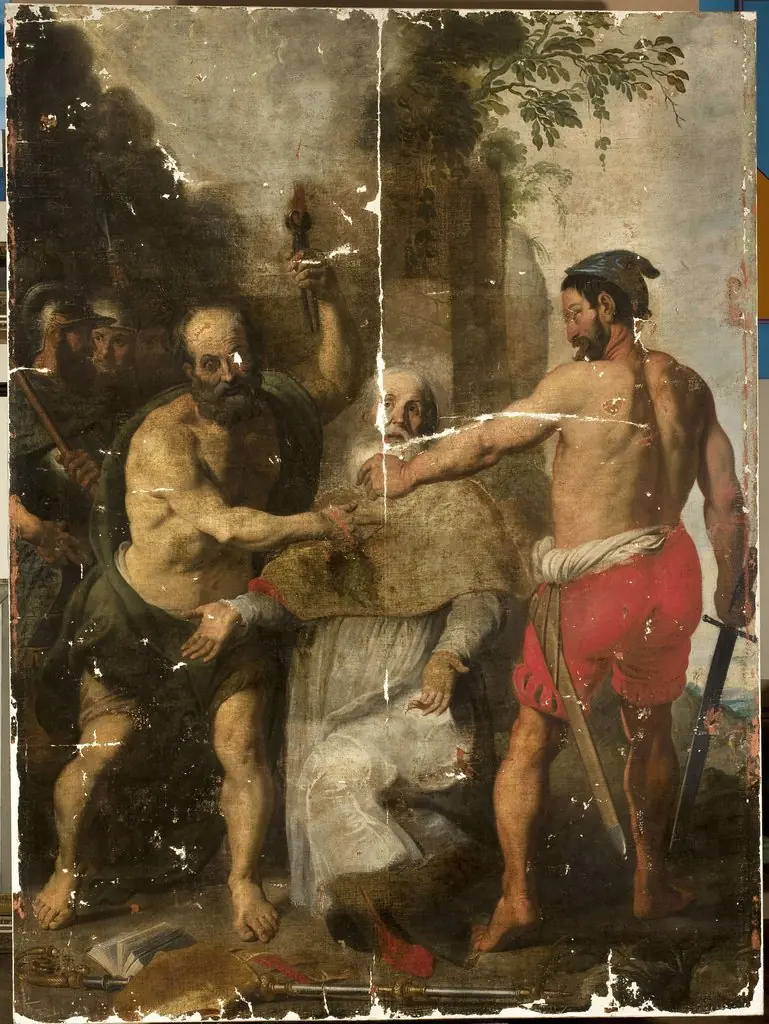 Martyrdom of St. Livinus (without the frame), by Gerard Seghers