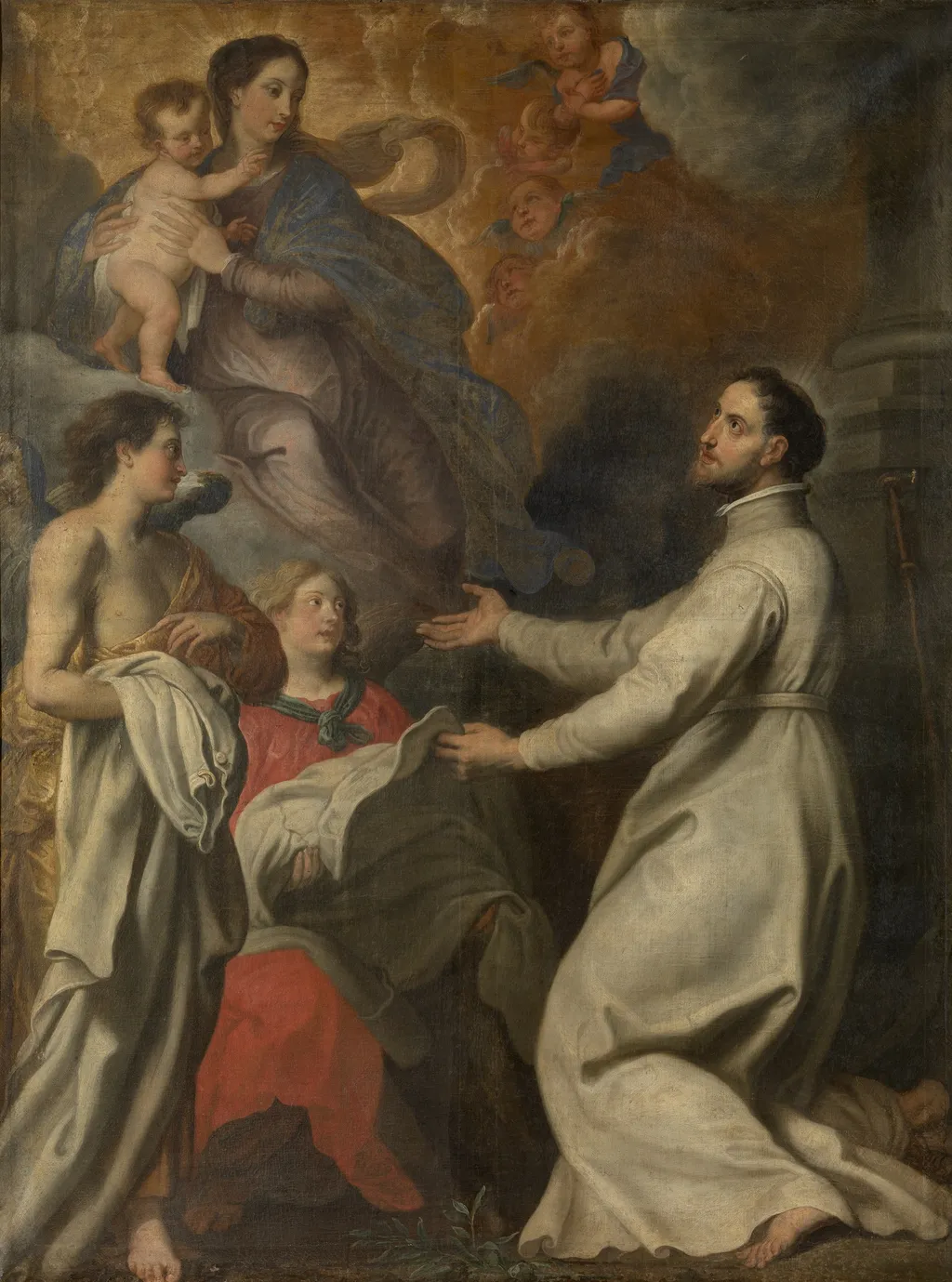 Saint Norbert Recieves the Garment of his Order, by Gerard Seghers, oil, 1631