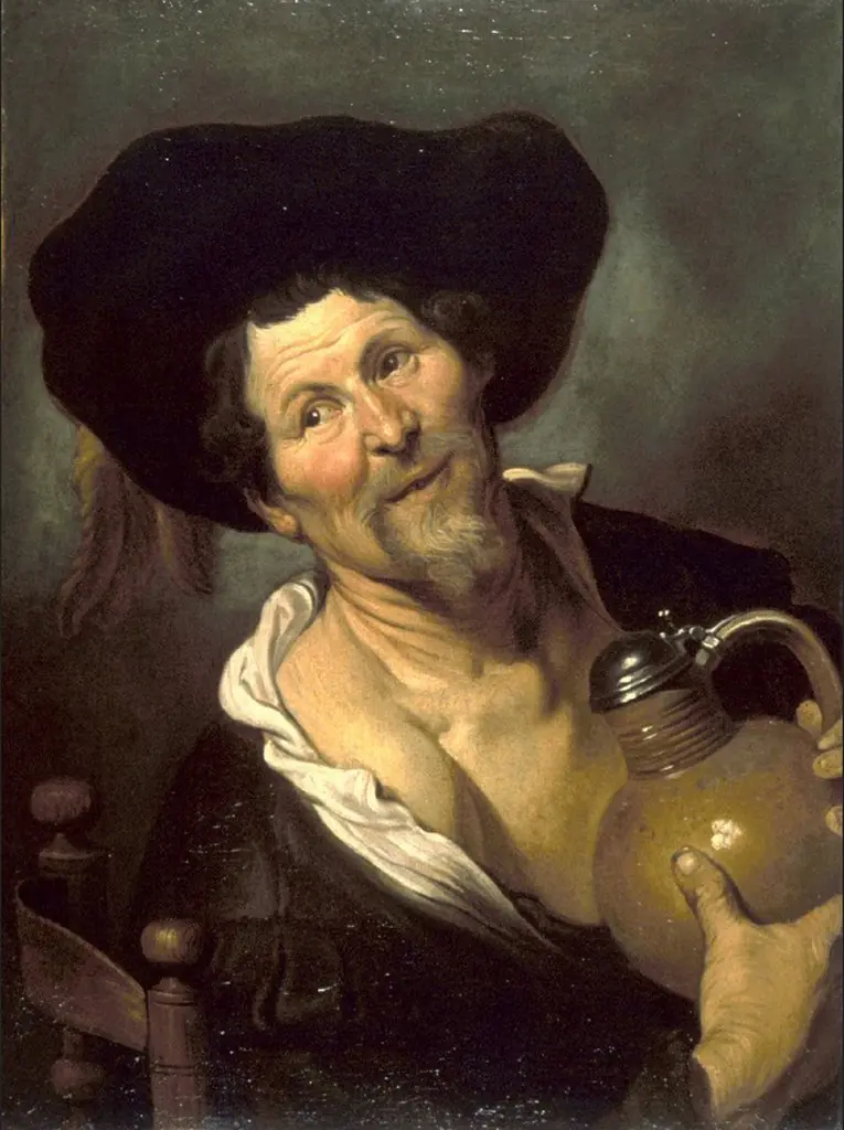 The Jolly Drinker, by Gerard Seghers