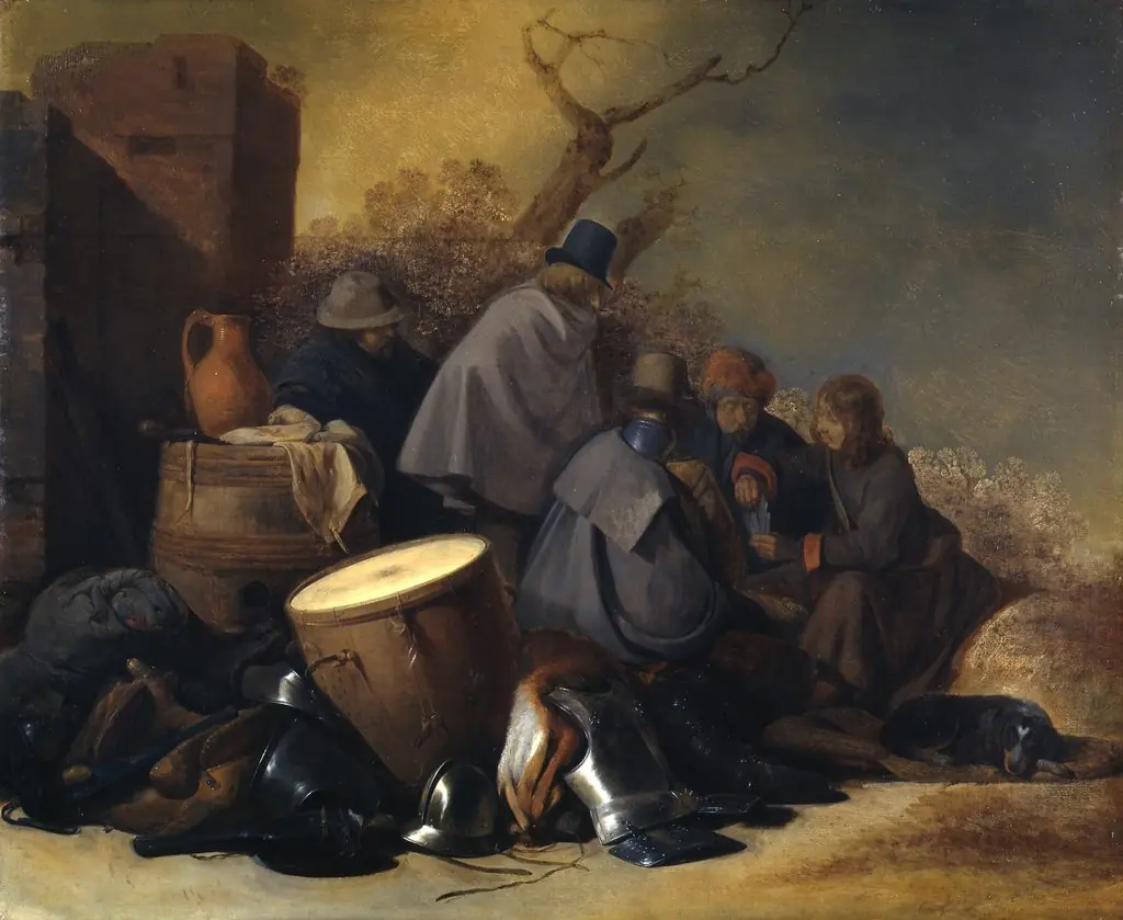 Card-playing Soldiers, by Gerard ter Borch