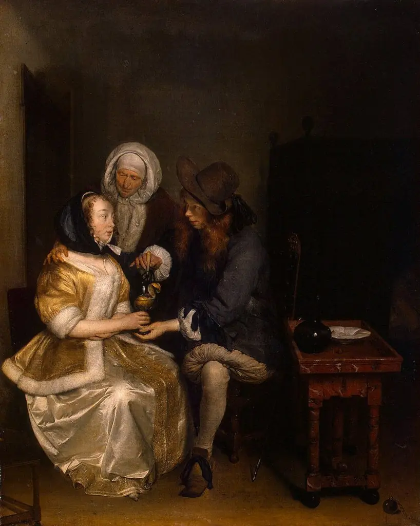 Glass of Lemonade, by Gerard ter Borch