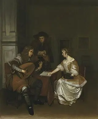 Music Lesson, by Gerard ter Borch