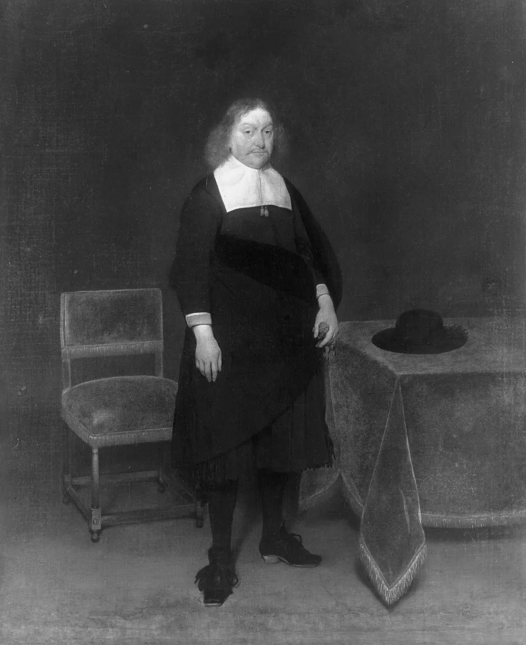 Portrait of a Middle-Aged Man, by Gerard ter Borch, oil, 1660
