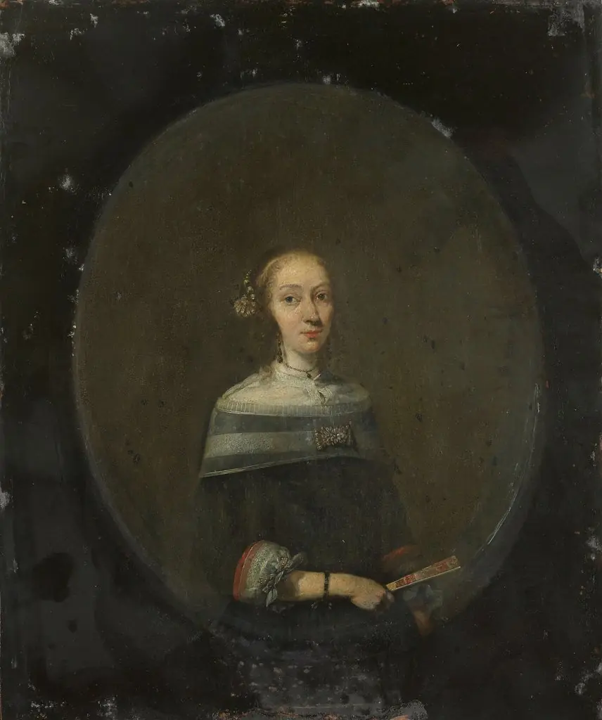 Portrait of a woman, by Gerard ter Borch