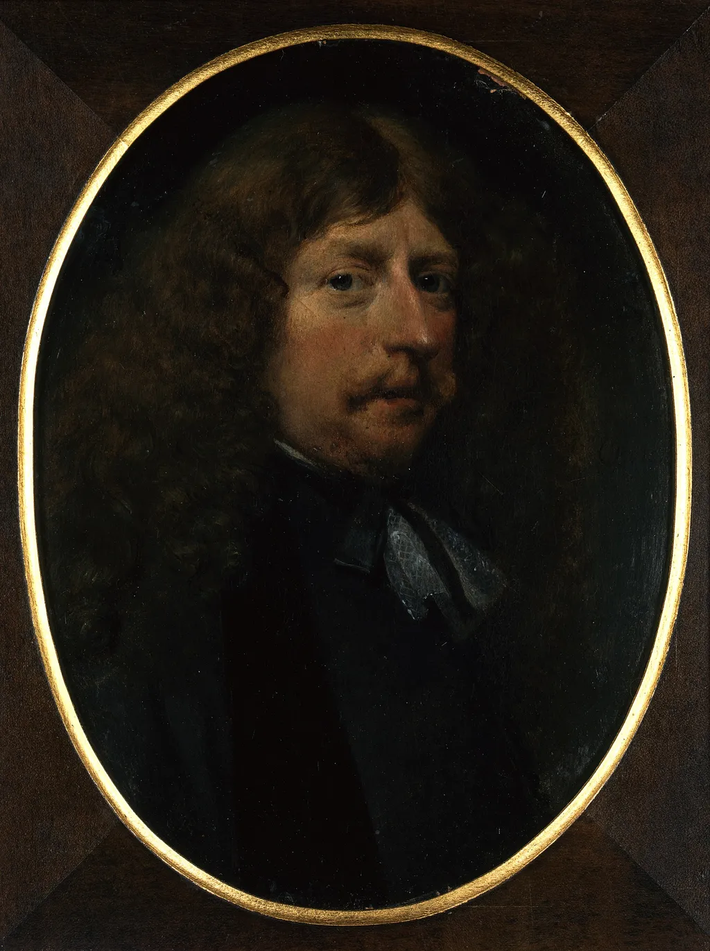 Self-portrait, by Gerard ter Borch, oil, 1675