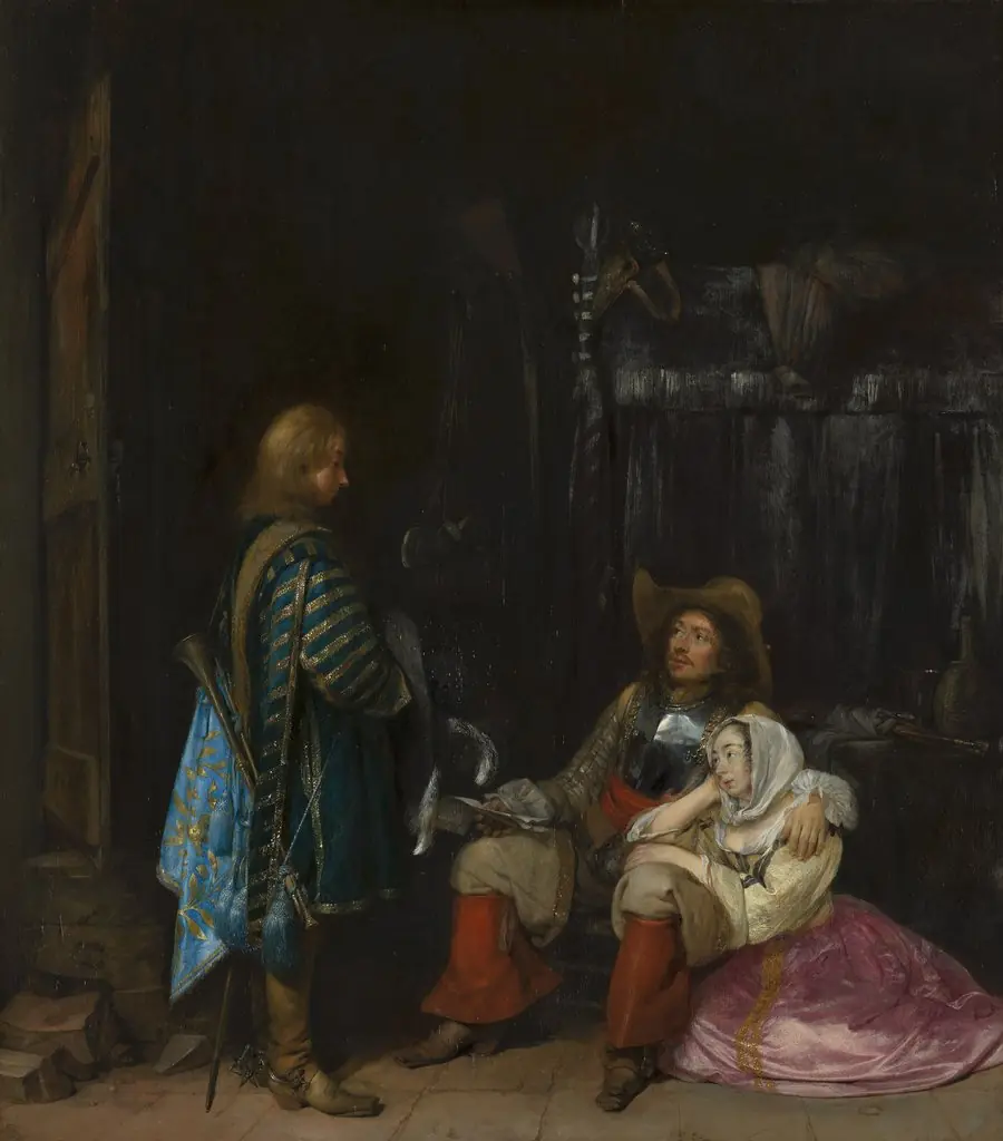 The messenger, by Gerard ter Borch