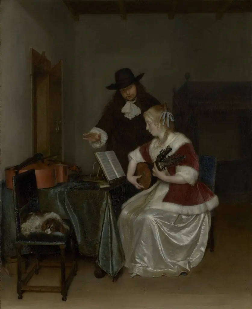The Music Lesson, by Gerard ter Borch