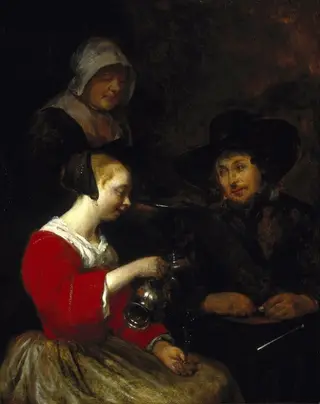 Woman Pouring Wine