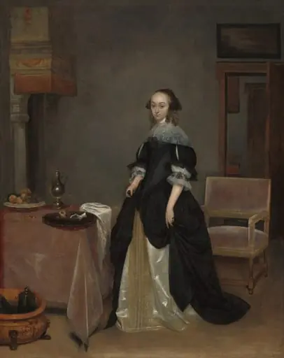 Maria van Suchtelen, by Gerard ter Borch the Younger