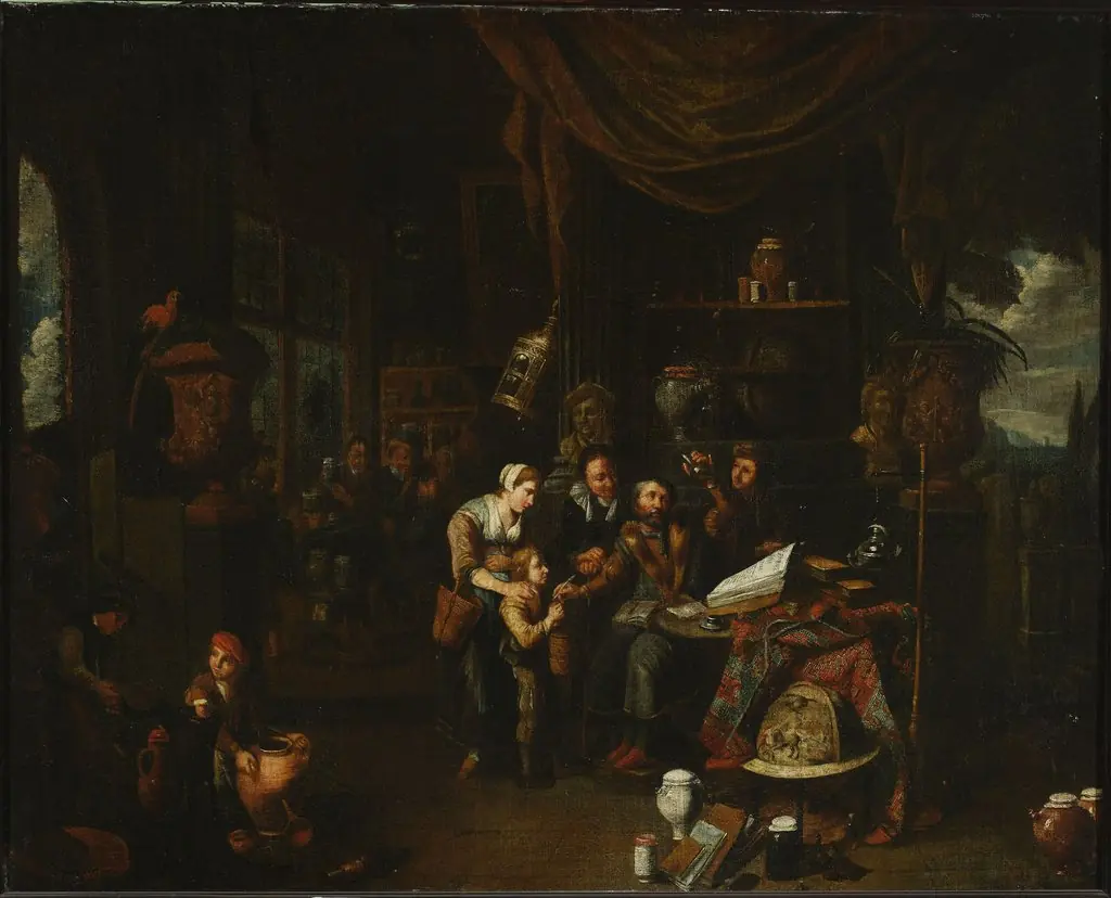 In the alchemist's study
