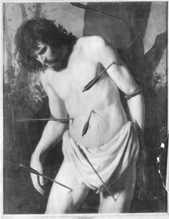 Saint Sebastian, by Gerard van der Kuijl, oil