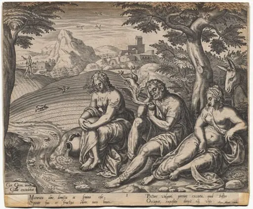 The Parable of the Sower and the Seed: The Seed Falling by the Way Side (after Gerard Van Groeningen, active Antwerp 1563-1573), by Gerard van Groeningen