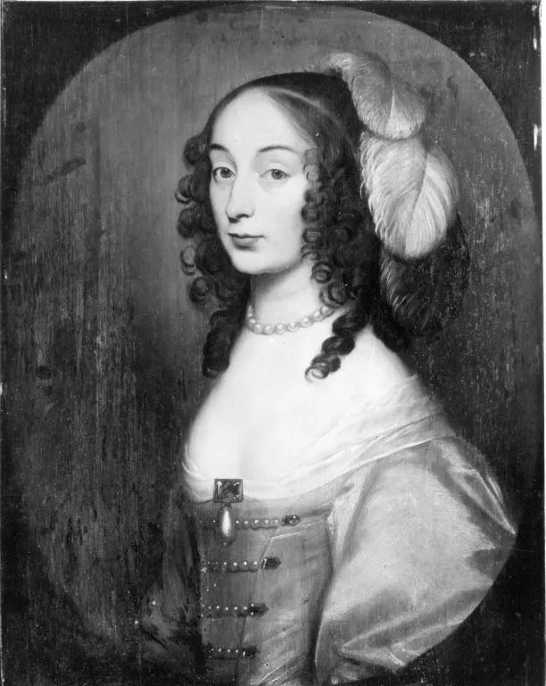 Bildnis der Louise Hollandine, Prinzessin von der Pfalz, by Gerard van Honthorst, unspecified, 1643