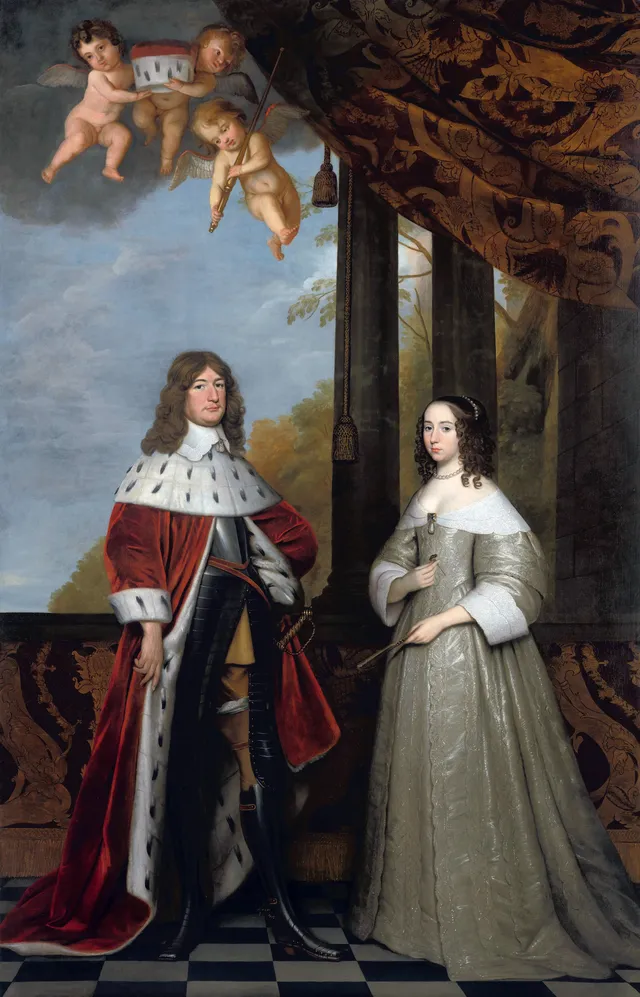 Friedrich Wilhelm (1620-88), Elector of Brandenburg, and his wife Louise Henriette (1627-67), Countess of Orange-Nassau