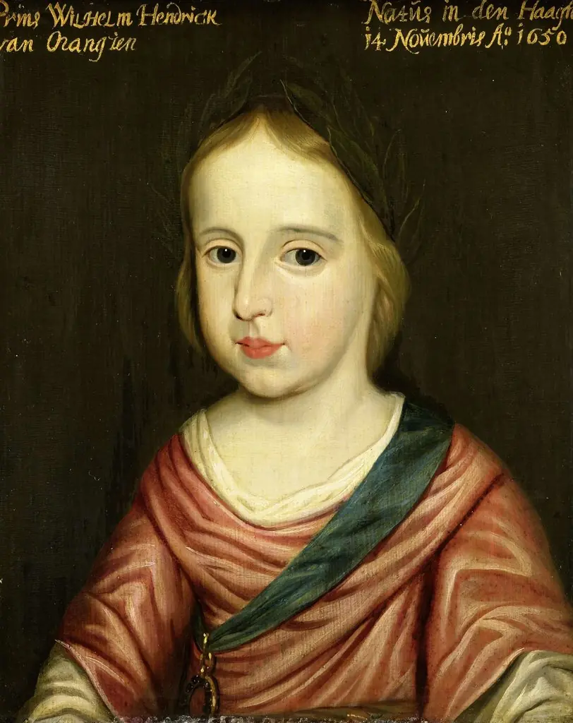 Portrait of Willem III (1650-1702), Prince of Orange, by Gerard van Honthorst