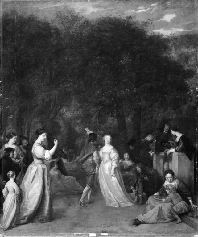 Dancing Party, by Gerard van Zyl, oil, 1643