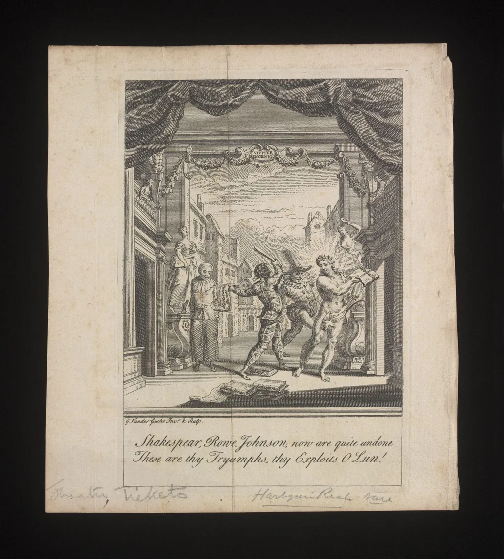 H Beard Print Collection, by Gerard Vander Gucht, 1735