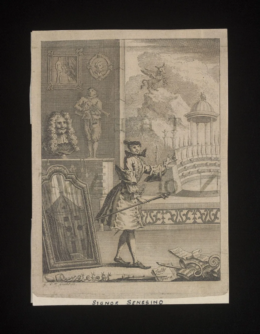 H Beard Print Collection, by Gerard Vander Gucht, 1750